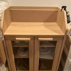 【譲る方決まりました】食器棚譲ります！札幌市白石区