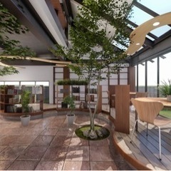 緑溢れるオシャレなオフィスで植物のお世話等をお願いします♪の画像