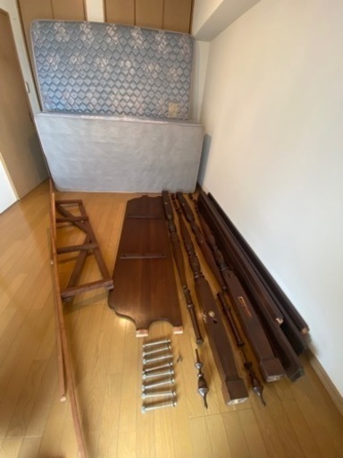 希少　アンティーク家具【Ethan Allen （イーセンアーレン）】ポスターベッド　キングサイズ