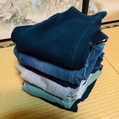 【お話し中】UNIQLO/GUなどのGパン・スキニー等7本セットの画像
