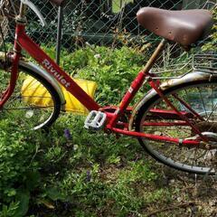 自転車　前後ノーパンクタイヤ　ボロ　一応走れます