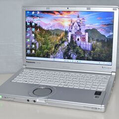 日本製 中古軽量ノートPC 最新Windows11+office Panasonic CF-SX4HDHCS Core i5-5200U/メモリ8GB/爆速SSD250GB/12.1インチ/無線/DVDマルチ