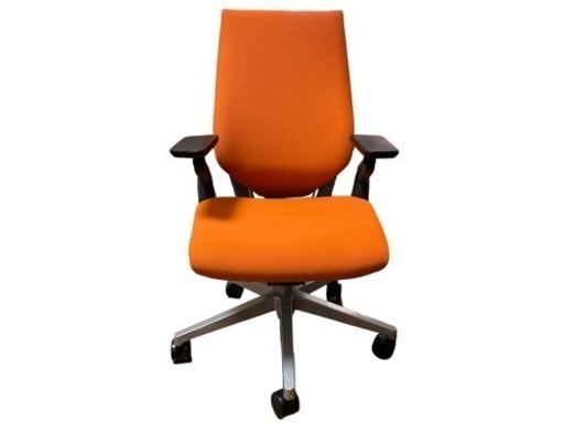 【未使用品】Steelcase スチールケース Gesture ジェスチャー ラップバック　オフィスチェア 椅子 オレンジ