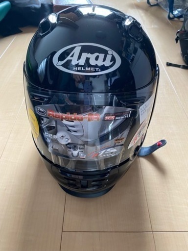 新品未使用　Arai バイクヘルメット　rapide IR グラスブラック