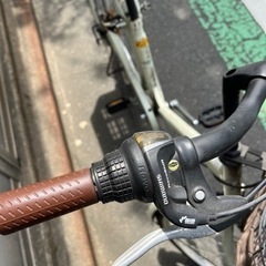 自転車　5段ギア　カゴつきの画像