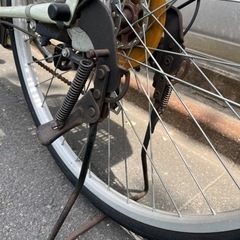 自転車　5段ギア　カゴつきの画像
