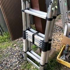 ※お譲り先決まりました　アルミ製　伸縮ハシゴ、脚立