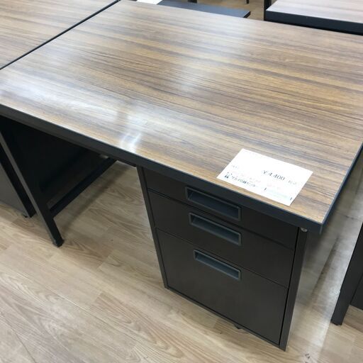 ★ジモティ割あり★  PCデスク ブラウン H70×W100×D70 クリーニング済み KJ1894