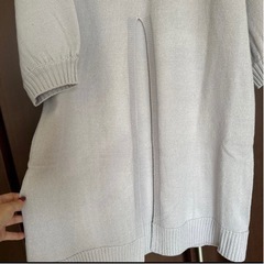 新品♡ミカーレミカーレ スリット入りタートルネックニットワンピの画像