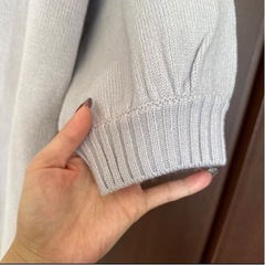 新品♡ミカーレミカーレ スリット入りタートルネックニットワンピの画像