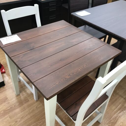 ★ジモティ割あり★ 関家具 ダイニングセット ブラウン H70×W74×D75 クリーニング済み KJ1895