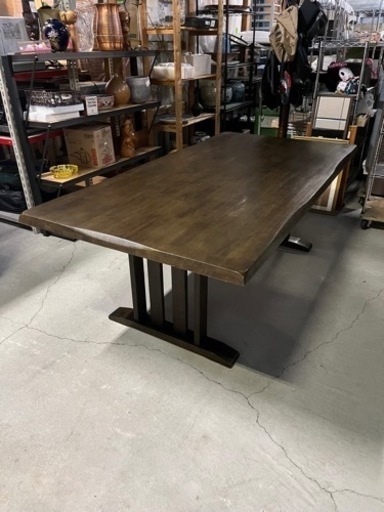 大きな6人掛け!! 大川家具 ダイニングテーブル セット 椅子×4脚+ベンチ
