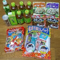 食品、飲料、駄菓子セット