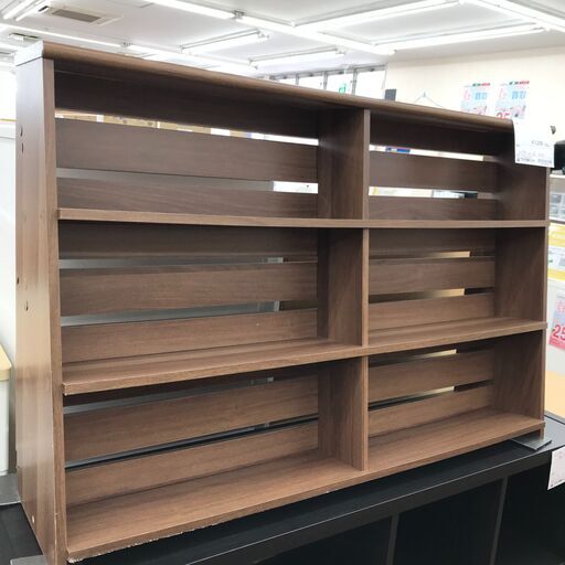 ★ジモティ割あり★  本棚 ブラウン H79×W120×D41 クリーニング済み KJ1897