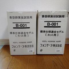 カットウィッグ　３体