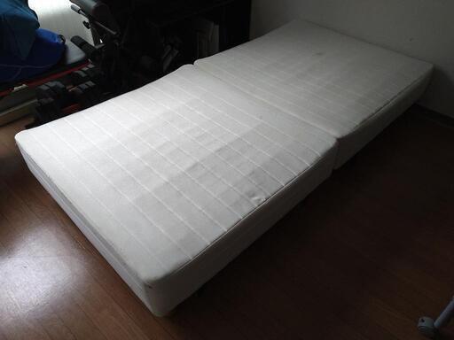 シングルベッド　マットレス付　セパレート式