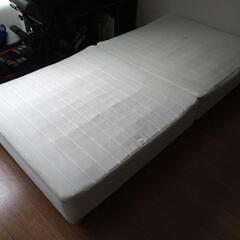 シングルベッド　マットレス付　セパレート式