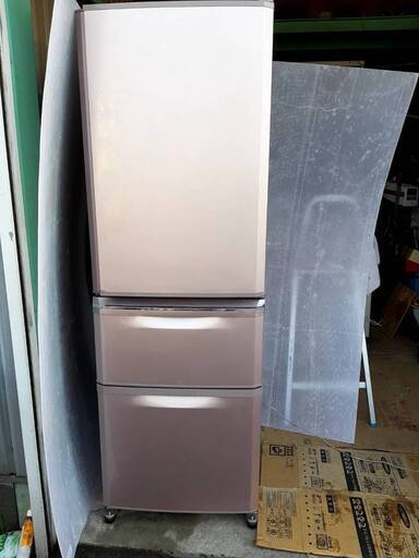 2012年製　三菱 ノンフロン冷蔵庫 MR-C37T-P 動作確認済み　直接手渡し大歓迎　大阪府枚方市　hr0422