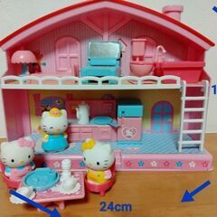 ■中古「ごっこ遊び　キティーちゃんハウス」