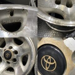TOYOTA トヨタ 80ランクル 純正ホイール 16インチ 4本 8J6HPCD139.7±0
