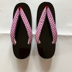 下駄　ピンク