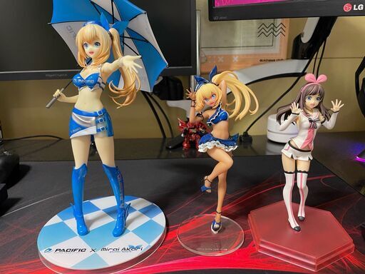 VTuber ミライアカリ・キズナアイ フィギュア 箱無し