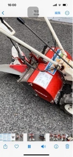 耕運機　かるわざ　ジャンク