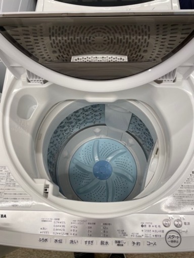 TOSHIBA 全自動洗濯機　AW-6G9 2020年製