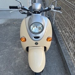 [お問合せ一時停止致します]ヤマハ ビーノ SA-26J 50cc クリーム イエロー ゆるキャン しまりんの画像