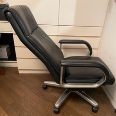 本革　リクライニングチェアー　美品の画像