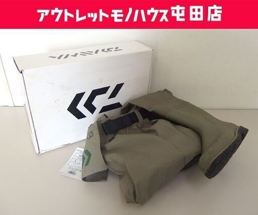 未使用保管品 Daiwa スーパーブレスウェーダー ウエストハイ SBW-3203R Lサイズ カラー：タン 長靴 フィッシング ダイワ 屯田店