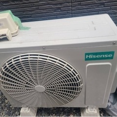 hisence  エアコン、室外機(取引決定しました)の画像