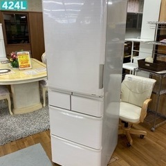 I422 ? どっちもドア！ SHARP 冷蔵庫 (424L) プラズマクラスター搭載