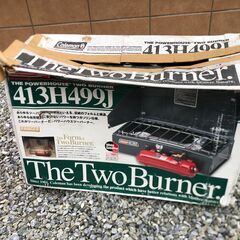 【ジャンク品】コールマン パワーハウスツーバーナー　413H499J