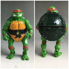 🔷🔶🔷ut3/38 【レトロおもちゃ】PLAYMATES TOYS 忍者タートルズ フィギュア 3体セット 変形 ミュータント タートルズ　TMNT🔷🔶🔷の画像