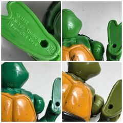 🔷🔶🔷ut3/38 【レトロおもちゃ】PLAYMATES TOYS 忍者タートルズ フィギュア 3体セット 変形 ミュータント タートルズ　TMNT🔷🔶🔷の画像