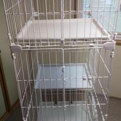 アイリスプラザ 猫 ケージ オリジナルペットケージ 3段