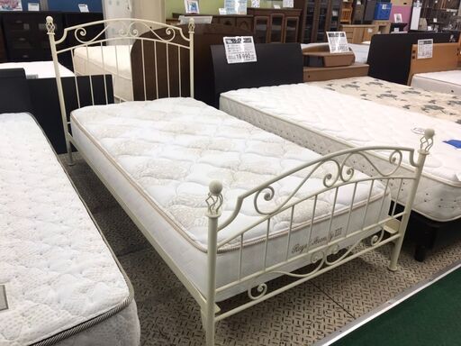 【愛品館八千代店】IDC大塚家具　KINGSDOWN　シングルベッド　 SerenityⅢ　姫系