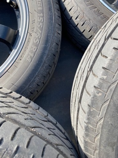 クロススピードハイパーエディション⭐️155/65R14⭐️PCD100/4穴/軽自動車
