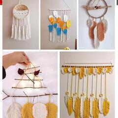 3本　マクラメ 糸編み 紐 ロープ 3mm 200m　カラー変更可　K1の画像