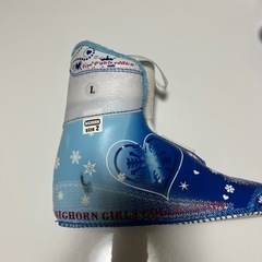 スキー靴「決まりました」の画像