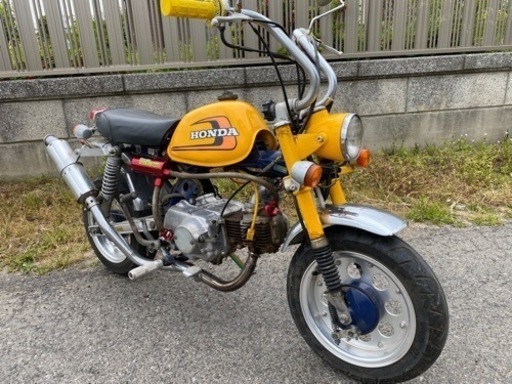 ☆モンキーZ50Jカスタム車両☆キャブレーターオーバーホール・バッテリー新品^_^キック一発始動！ボアアップ快速仕様☆