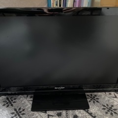 シャープ 24型 視聴、動作可能・リモコン付き