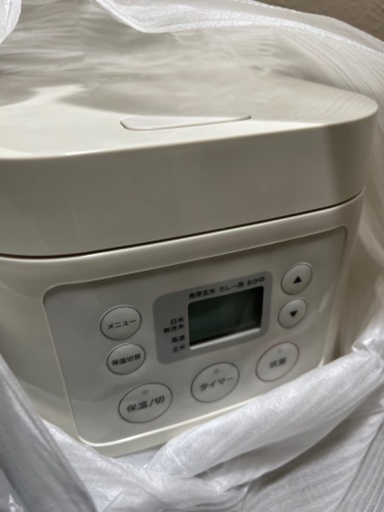 〈未使用〉無印良品：炊飯器