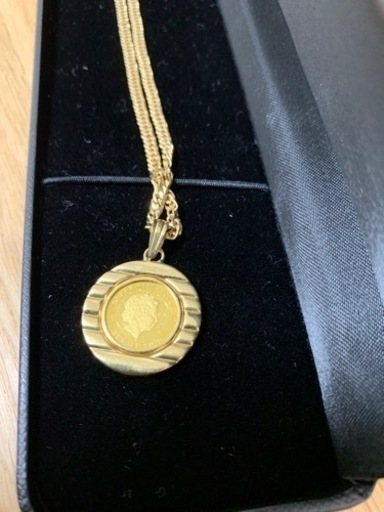 18金ネックレス　　1/25オンス