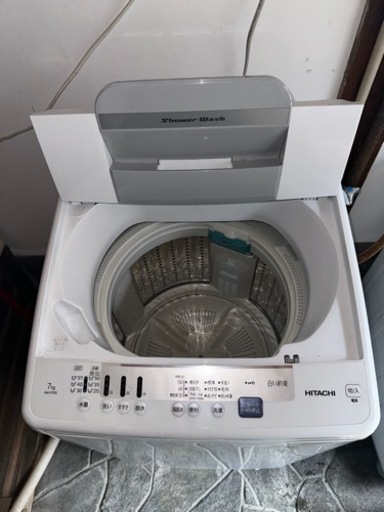 設置無料！大人気日立白い約束高性能おしゃれホワイトインテリア洗濯機7kgNW-R705（W