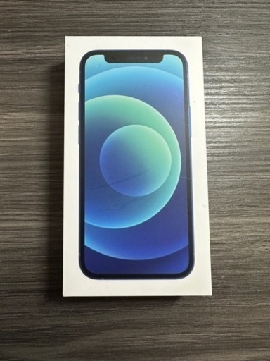 【美品】iphone12 mini 本体 64GB ブルー simフリー 充電ケーブル付