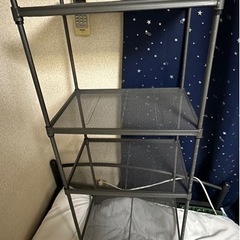 本日中 ダークグレー メタルラックの画像