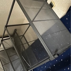 本日中 ダークグレー メタルラックの画像