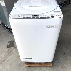 全国送料無料★3か月保障付き★洗濯機★2017年★SHARP★6.kg★ES-G60TC-W★S-606